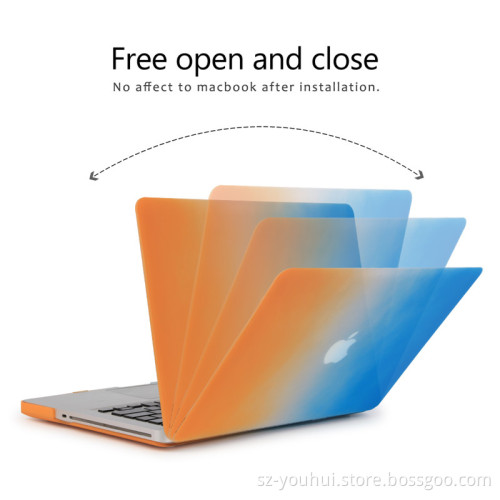 High Quality Flip Cover Hard Shell Matte Case for Macbook Pro 13.3"